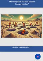 Vorschau - Unterrichtsreihen - Materialpaket zu Louis Sachars Roman "Löcher" - Deckblatt
