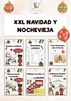 Vorschau - Unterrichtsreihen - Materialpaket Navidad Weihnachten VOR und NACH den Ferien🎄🎆🎁 - Deckblatt
