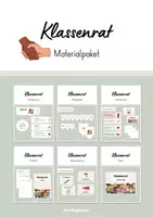 Vorschau - Arbeitsblätter - Klassenrat - Materialpaket (in beige und bunt) - Deckblatt