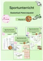 Vorschau - Stundenentwürfe - Materialpaket Unterrichtsreihe Basketball (inkl. Unterrichtsbesuch) - Deckblatt