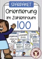 Vorschau - Unterrichtsreihen - Zahlenraum 100 – Sparpaket zur Orientierung | Mathe Klasse 2/3 - Deckblatt