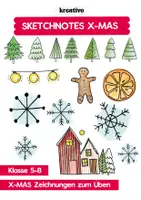 Vorschau - Arbeitsblätter - Materialpaket Sketchnotes Weihnachten - Deckblatt