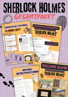 Vorschau - Stundenentwürfe - Sherlock Holmes Bundle – COMPLETE UNIT (6 Lessons) - Deckblatt
