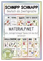 Vorschau - Spiele - SCHNIPP SCHNAPP / FINDE DEN ZWILLING (wachsendes) Materialpaket (Deutsch/DaZ) - Deckblatt