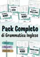 anteprima - Esercizi - Pack Completo di Grammatica Inglese: Guide e Pratiche Essenziali - Pagina di copertina