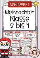Vorschau - Unterrichtsreihen - Sparpaket Weihnachten Klasse 2 bis 4 - Deckblatt
