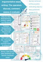 Vorschau - Arbeitsblätter - Materialpaket: Argumentative essay writing booster: How to comment, discuss, evaluate, assess - Deckblatt