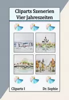 Vorschau - selbst erstellte Cliparts/Grafiken - Bündel vier Jahreszeiten Szenerien - Deckblatt