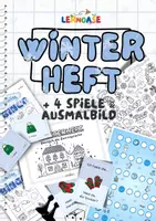 Vorschau - Arbeitsblätter - DaZ-Material zum Winter: Heft, 4 Spiele, Steckbriefe & Ausmalbild - Deckblatt