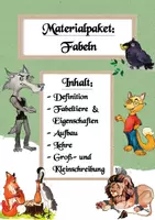 Vorschau - Arbeitsblätter - Materialpaket zu "Fabeln" - Deckblatt