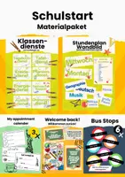 Vorschau - Arbeitsblätter - Schulstart Materialpaket - Deckblatt