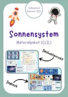 Vorschau - Arbeitsblätter - Sonnensystem/Planeten - Großes CLIL Materialpaket - Deckblatt