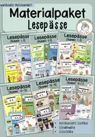 Vorschau - Spiele - Wachsendes Materialpaket - Lesepässe I Kl. 1-4 - Deckblatt