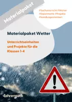 Vorschau - Unterrichtsreihen - Materialpaket Wetter Grundschule (Klasse 1-4) - Deckblatt