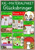Vorschau - Arbeitsblätter - Glücksbringer Klasse 1-2 Grundschule MATERIALPAKET - Deckblatt