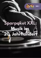 Vorschau - Unterrichtsreihen - Sparpaket XXL: Musik des 20. Jahrhunderts - Interpreten | Rock | Pop | Jazz | HipHop - Deckblatt