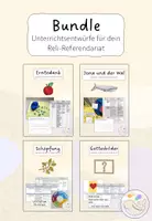 Vorschau - Stundenentwürfe - Bundle: Unterrichtsentwürfe für dein Reli-Referendariat - Deckblatt