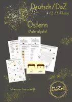 Vorschau - Unterrichtsreihen - Materialpaket Wortschatz Ostern - Deckblatt