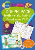 Vorschau - Mal- und Bastelvorlagen - Doppelpack "Brettspiel + Spiel- & Rätselmatte Ergänzen ZR 10" | Mathematik Klasse 1 | Mathe Spiele Klasse 1 | Anfangsunterricht - Deckblatt