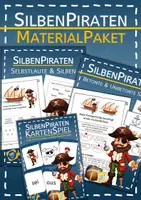 Vorschau - Arbeitsblätter - Silben und Selbstlaute: Umfangreiches Materialpaket für das Rechtschreibtraining - Deckblatt