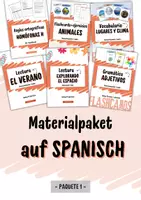 Vorschau - Unterrichtsreihen - Materialpaket - Spanische Sprache - Deckblatt