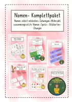 Vorschau - Arbeitsblätter - Nomen - Komplettpaket - Deckblatt