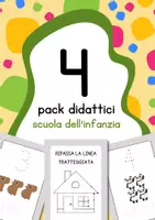 anteprima - Esercizi - Schede didattiche scuola dell'infanzia - Pagina di copertina