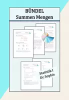 Vorschau - Arbeitsblätter - Bündel Summenzeichen Mengenlehre 💐 - Deckblatt