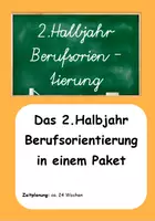 Vorschau - Unterrichtsreihen - 2. Halbjahr Berufsorientierung als großes Materialpaket - Deckblatt