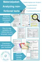 Vorschau - Spiele - Materialpaket: Analyzing non-fictional texts, Englisch Oberstufe - Deckblatt