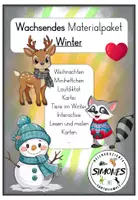 Vorschau - Unterrichtsreihen - Winter - Wachsendes Materialpaket - Deckblatt