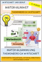 Vorschau - Arbeitsblätter - Materialpaket WIB: Themenbereich Wirtschaft - Deckblatt