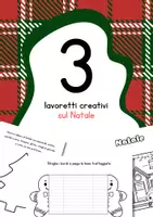 anteprima - Materiale per pittura e bricolage - Raccolta di lavoretti di Natale - Pagina di copertina