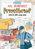 Vorschau - Arbeitsblätter - XXL SPARPAKET: Der Privatbrief DIN 5008:2020 - Deckblatt
