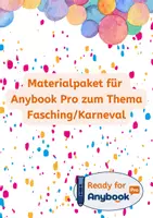 Vorschau - Arbeitsblätter - Anybook Pro Materialpaket: Fasching/Karneval - Deckblatt