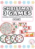 Vista previa - Juegos / Gamificación - CHRISTMAS GAMES PACK 1 (LINCE®, DOMINO, CAN YOU FIND THE SAME) - Portada