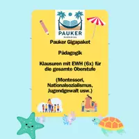 Vorschau - Prüfungsvorbereitung - Pauker Gigapaket - Pädagogik Klausuren mit EWH (Oberstufe) - Deckblatt