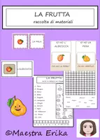 Vorschau - Arbeitsblätter - Materialpaket zum Thema "La frutta" - Deckblatt