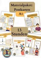 Vorschau - Arbeitsblätter - Materialpaket: Postkarten lesen und schreiben - Deckblatt