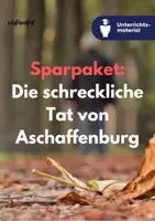 Vorschau - Unterrichtsreihen - Sparpaket: Migration in Deutschland nach Messerattacke von Aschaffenburg - Deckblatt