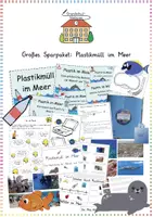 Vorschau - Unterrichtsreihen - Plastikmüll im Meer / Earth Day: XXL Sparpaket - Sachunterricht - Kl. 1-4 (Umweltschutz & Experiment) - Deckblatt