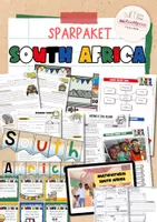 Vorschau - Arbeitsblätter - Sparpaket South Africa | Landeskunde | Prüfungsvorbereitung - Deckblatt