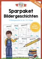 Vorschau - Arbeitsblätter - Sparpaket: Bildergeschichten - Deckblatt