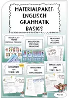 Vorschau - Stundenentwürfe - Materialpaket Englisch: Grammatik-Basics - Deckblatt