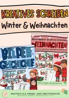 Vorschau - Spiele - Kreative Geschichten schreiben - Winter und Weihnachten - Deckblatt
