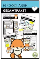 Vorschau - Unterrichtsreihen - Materialpaket - Gesamtpaket - Fuchsklasse – wachsendes Bundle - Deckblatt