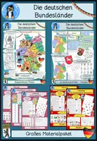 Vorschau - Arbeitsblätter - Bundesländer - Deckblatt
