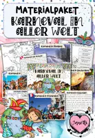 Vorschau - Arbeitsblätter - Karneval in aller Welt | Materialpaket | Klasse 2/3/4 - Deckblatt
