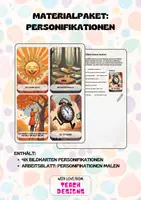 Vorschau - Arbeitsblätter - Materialpaket Personifikationen - Deckblatt