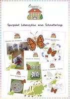 Vorschau - Arbeitsblätter - Schmetterling: Lebenszyklus Sparpaket (Tafelmaterial & Basteln) - Sachunterricht - Kl. 2-4 - Deckblatt
